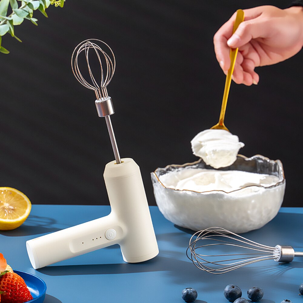 Hand Mixer Electric - 1 STKS Draadloze elektrische voedselmixer Draagbare