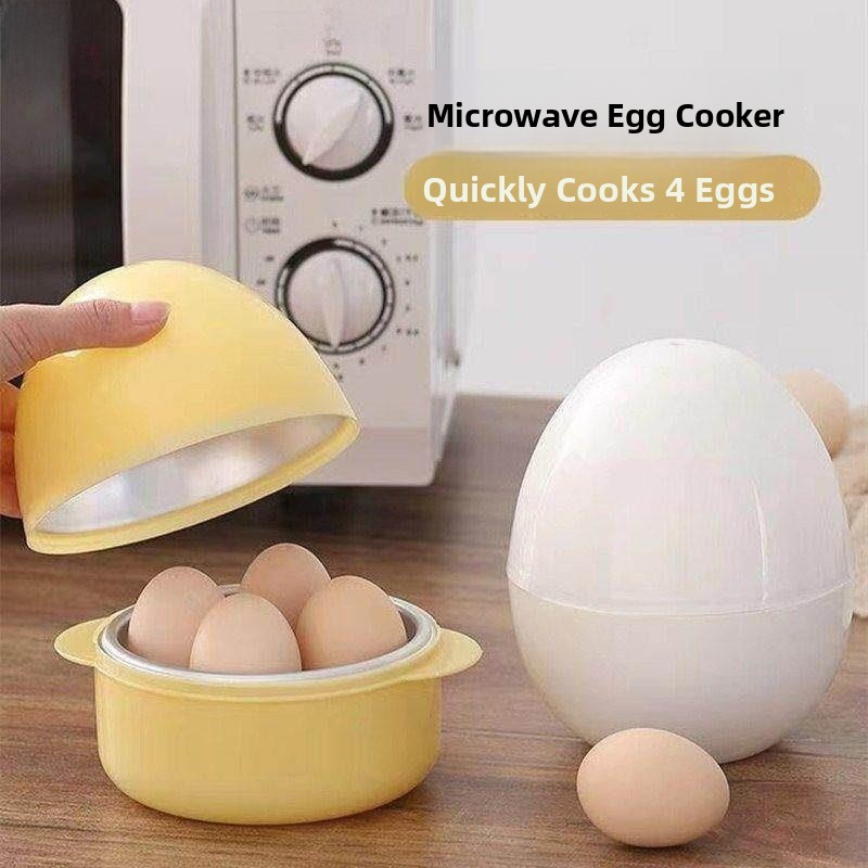 Kitchen Appliances Essentials - Witte kleine magnetron-eierkoker Babyontbijt Essentieel keukenapparaat