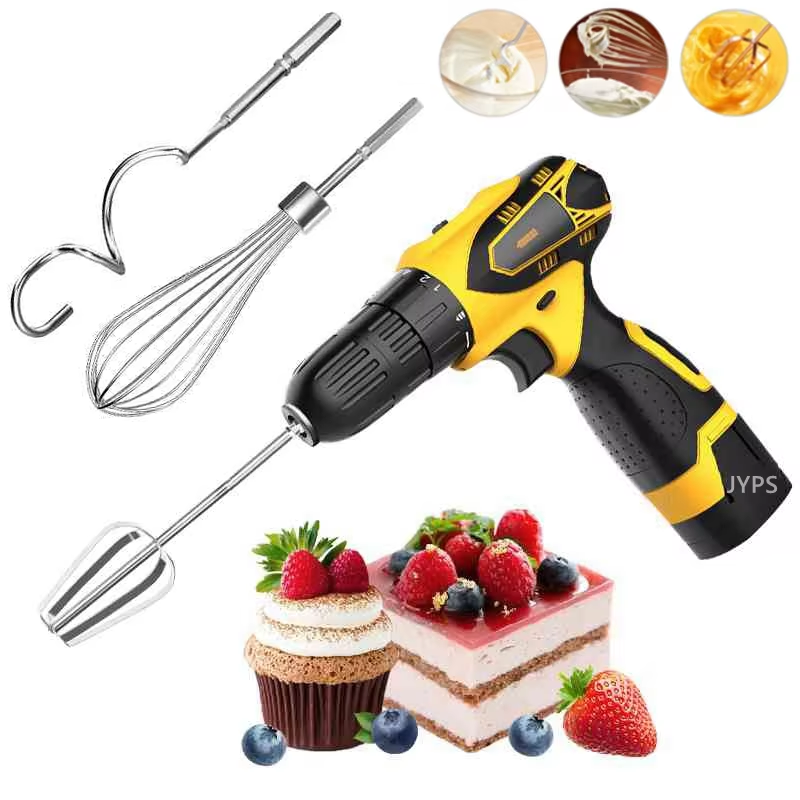 Hand Mixer Electric - Roestvrijstalen eierklopper Garde Handmixer Geschikt voor