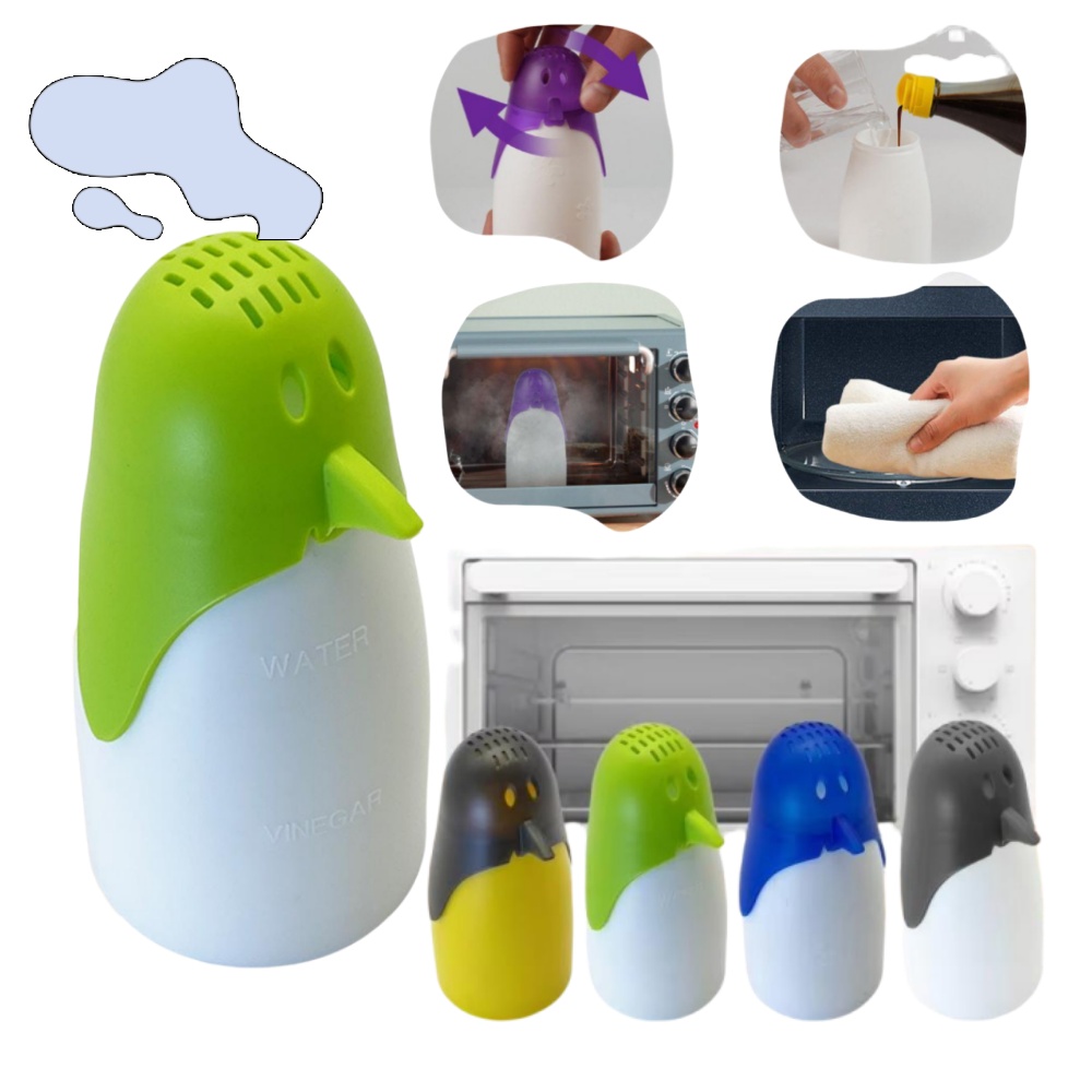 Kitchen Appliances Essentials - 2 stks Pinguïn Stoomreiniger voor Magnetron