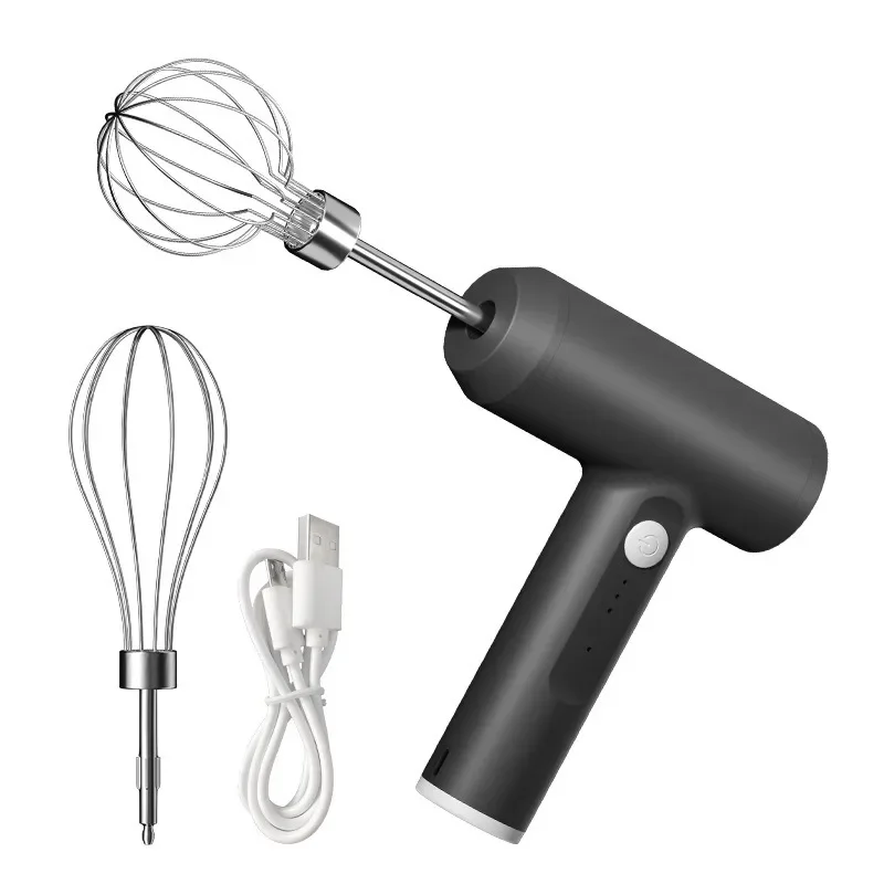 Hand Mixer Electric - Elektrische eierklopper Voedselgarde Handheld oplaadbare 3-snelheden